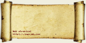 Jelisaveta Adamović vizit kartica